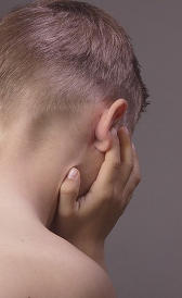 Imagen da infecção de ouvido